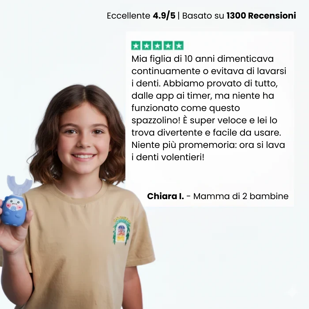 Spazzolino Per Bambini a 360°